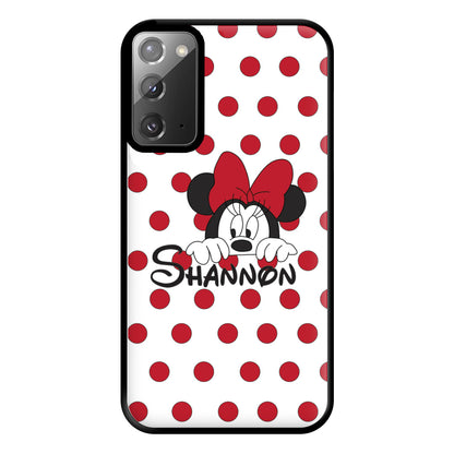 Minnie Mouse - Personalised Fairytale Phone Case for Galaxy Note 20 Ultra