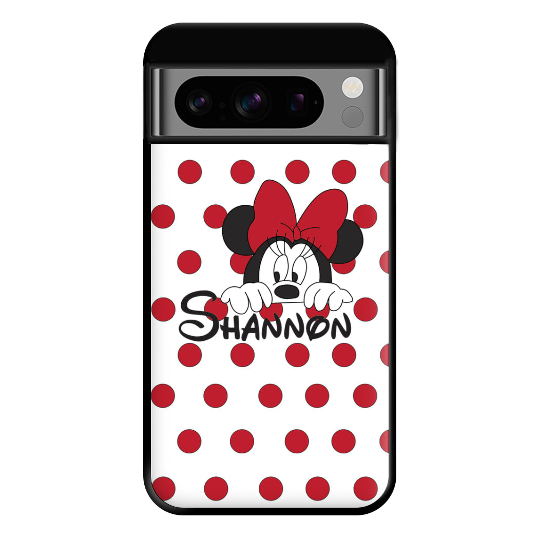 Minnie Mouse - Personalised Fairytale Phone Case for Google Pixel 8 Pro