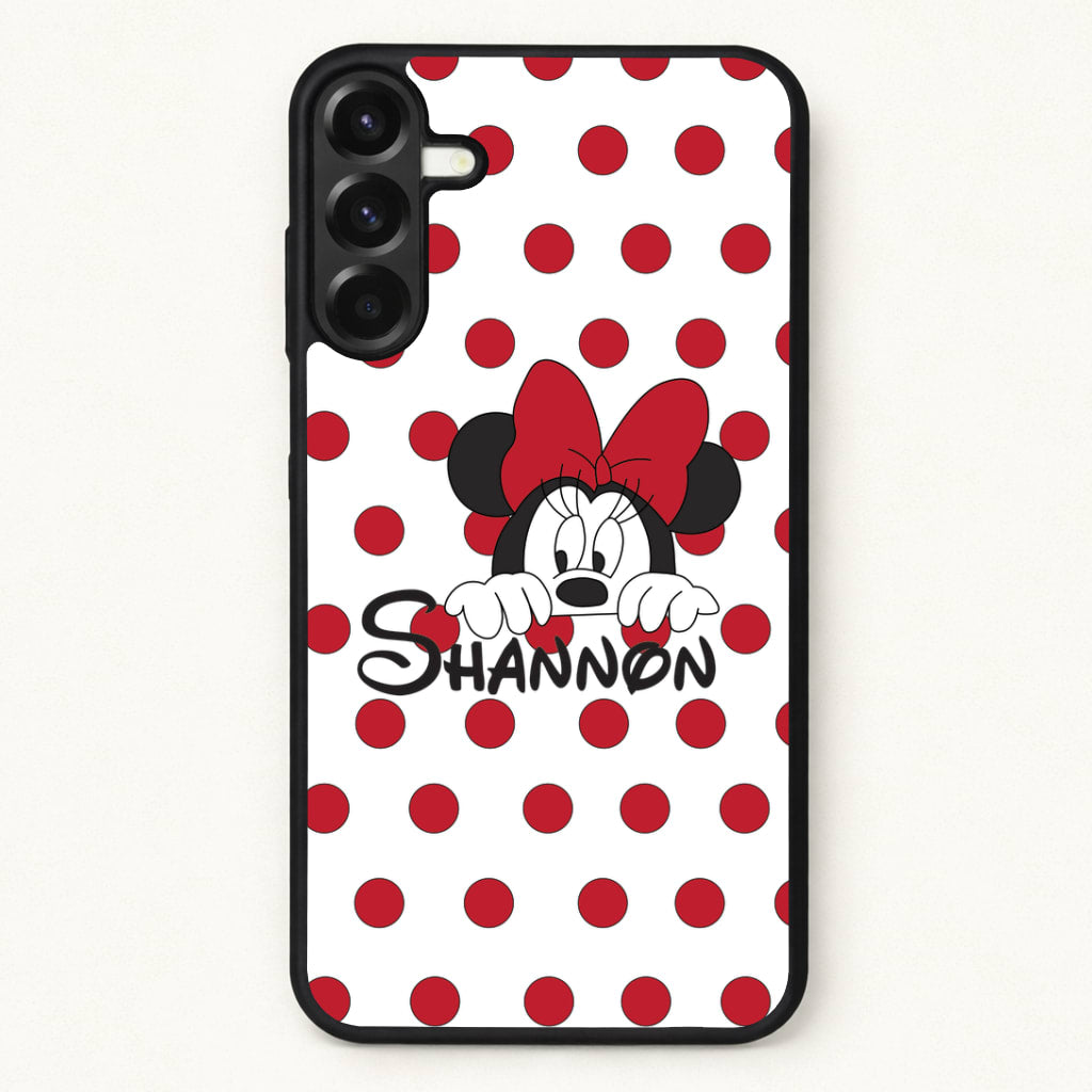 Minnie Mouse - Personalised Fairytale Phone Case for Galaxy A17