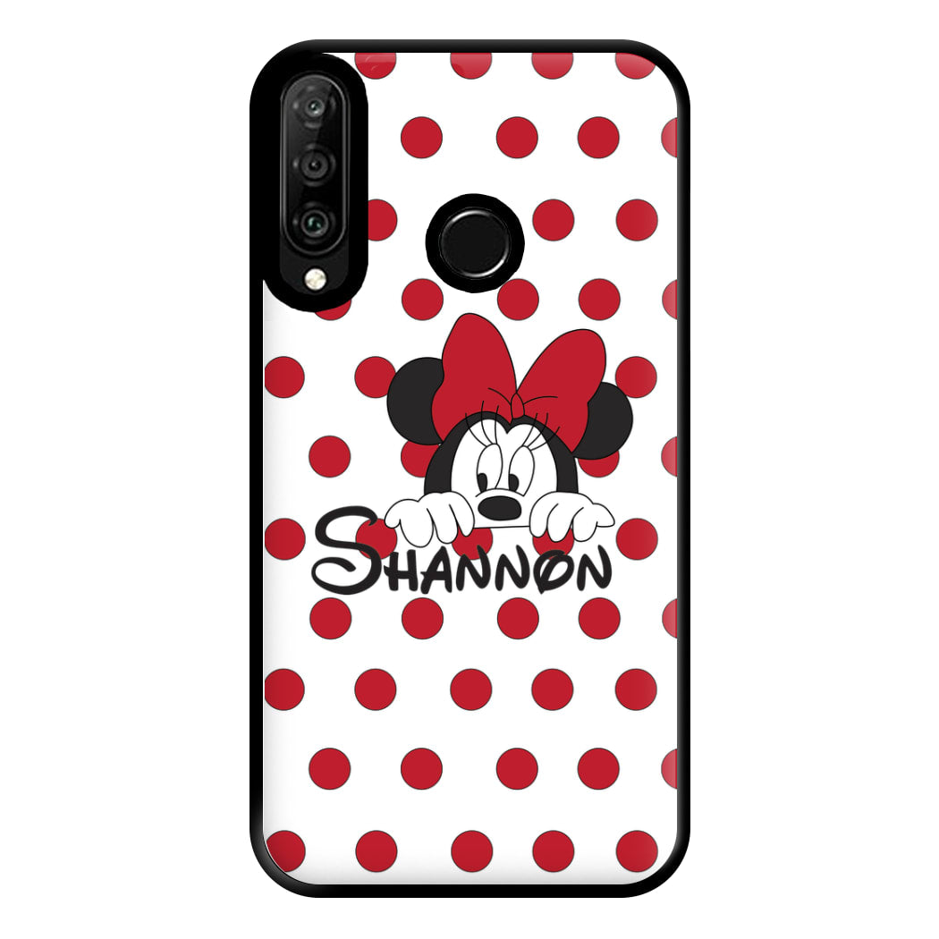 Minnie Mouse - Personalised Fairytale Phone Case for Huawei P30 Lite