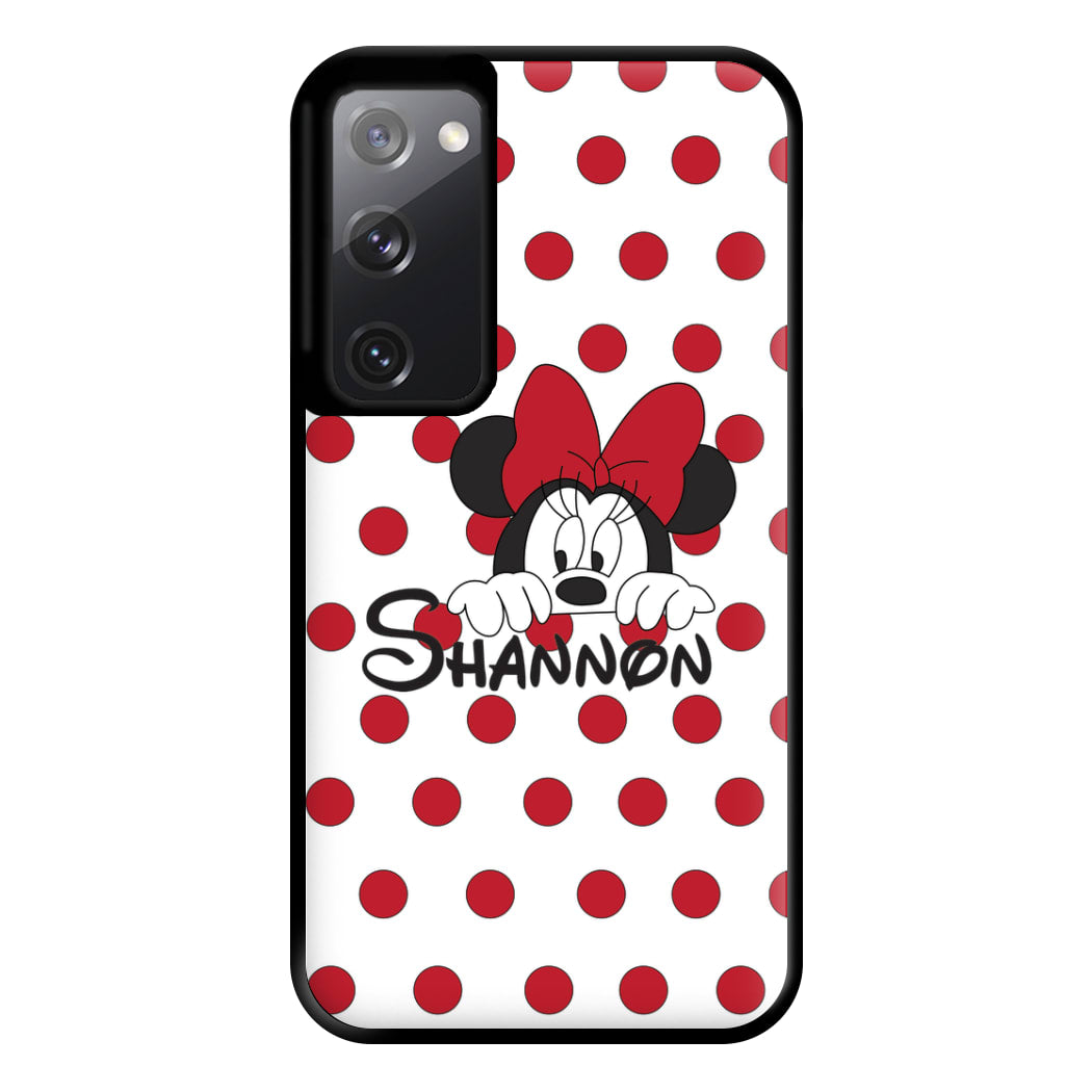 Minnie Mouse - Personalised Fairytale Phone Case for Galaxy S20FE