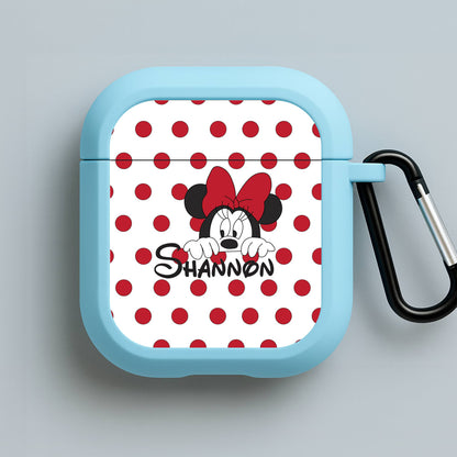 Minnie Mouse - Personalised Fairytale Blue AirPods Case