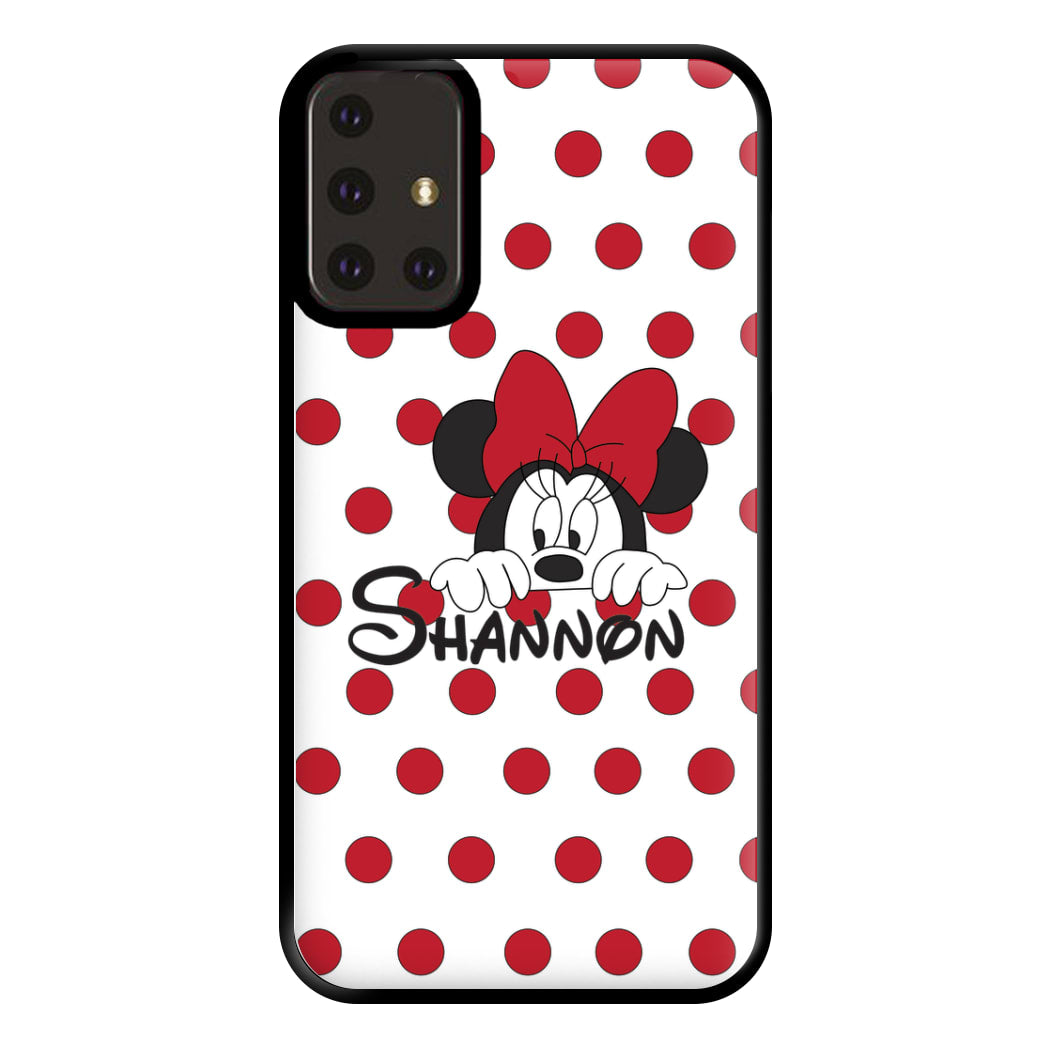 Minnie Mouse - Personalised Fairytale Phone Case for Galaxy A71