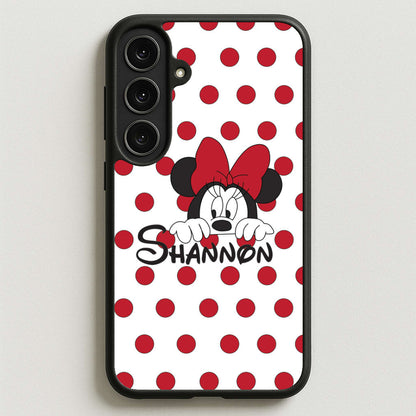 Minnie Mouse - Personalised Fairytale Phone Case for Galaxy S25FE