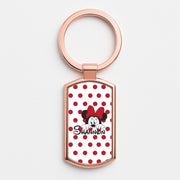 Minnie Mouse - Personalised Fairytale Luxury Keyring 4