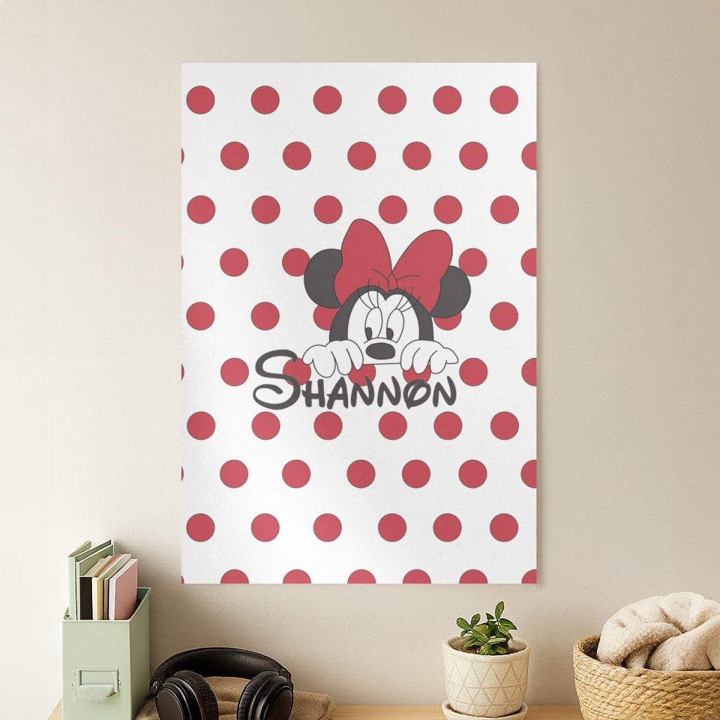 Minnie Mouse - Personalised Fairytale Poster