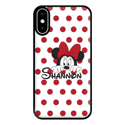 Minnie Mouse - Personalised Fairytale Phone Case for iPhone XS Max