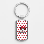 Minnie Mouse - Personalised Fairytale Luxury Keyring 1