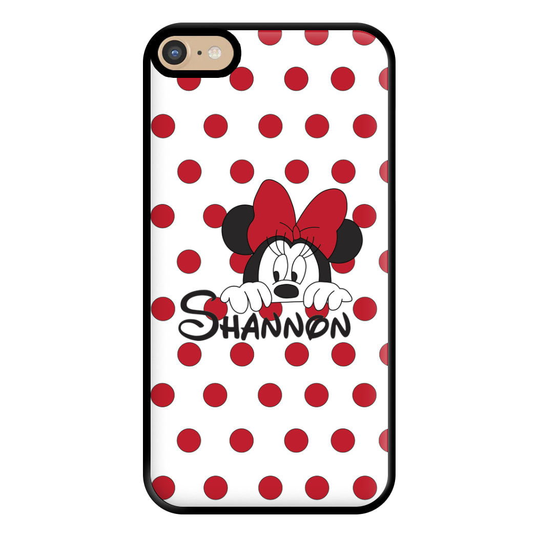 Minnie Mouse - Personalised Fairytale Phone Case for iPhone 6 Plus / 7 Plus / 8 Plus