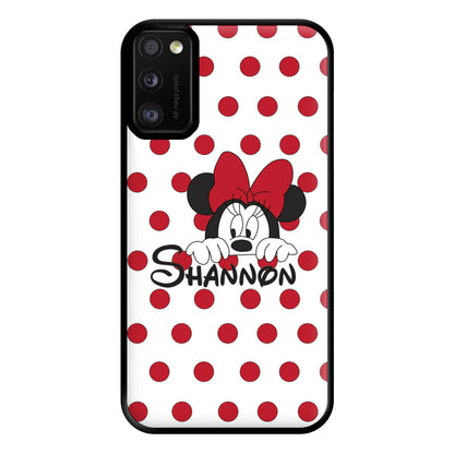 Minnie Mouse - Personalised Fairytale Phone Case for Galaxy A41