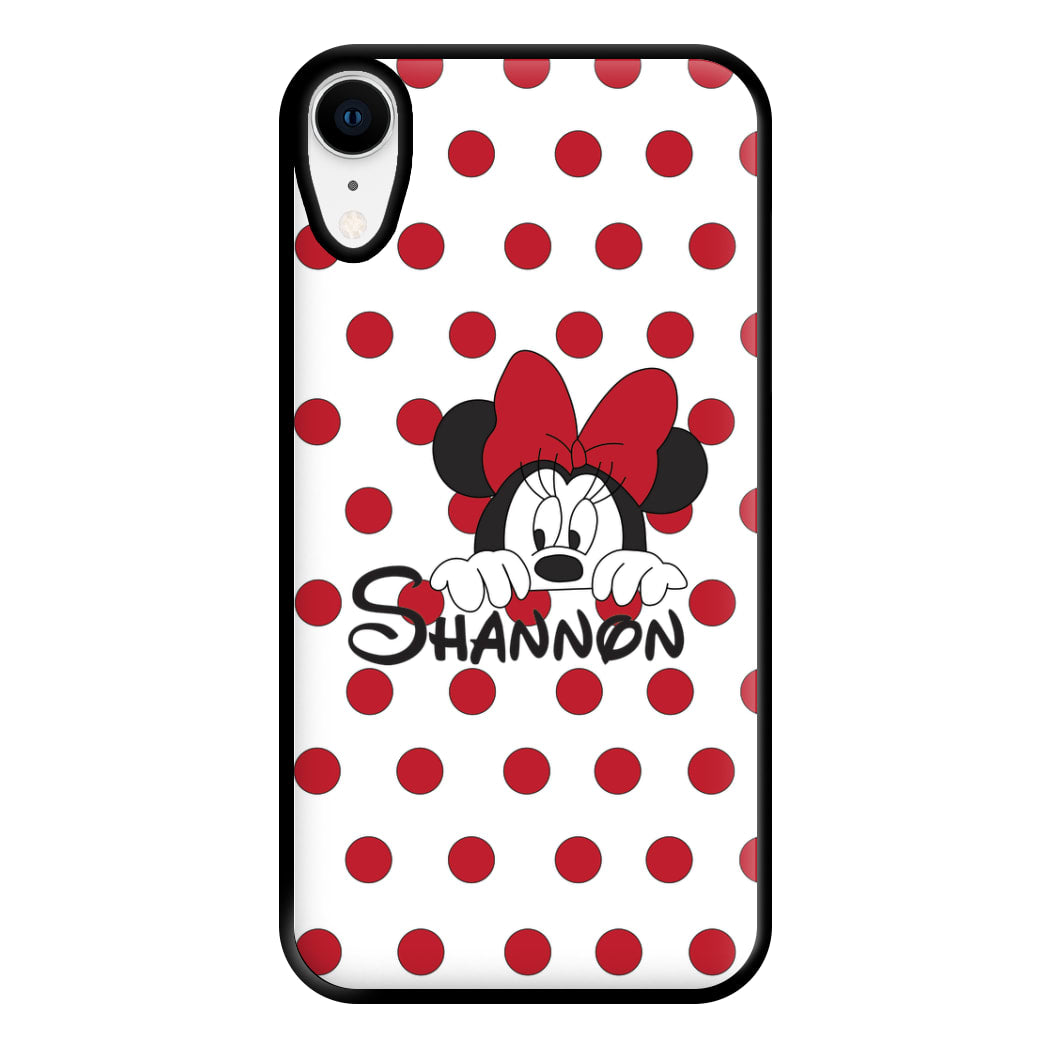 Minnie Mouse - Personalised Fairytale Phone Case for iPhone XR