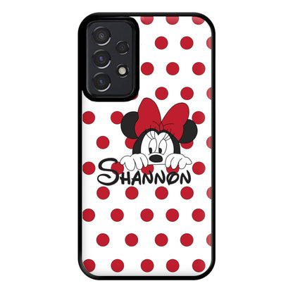 Minnie Mouse - Personalised Fairytale Phone Case for Galaxy A52 / A52s