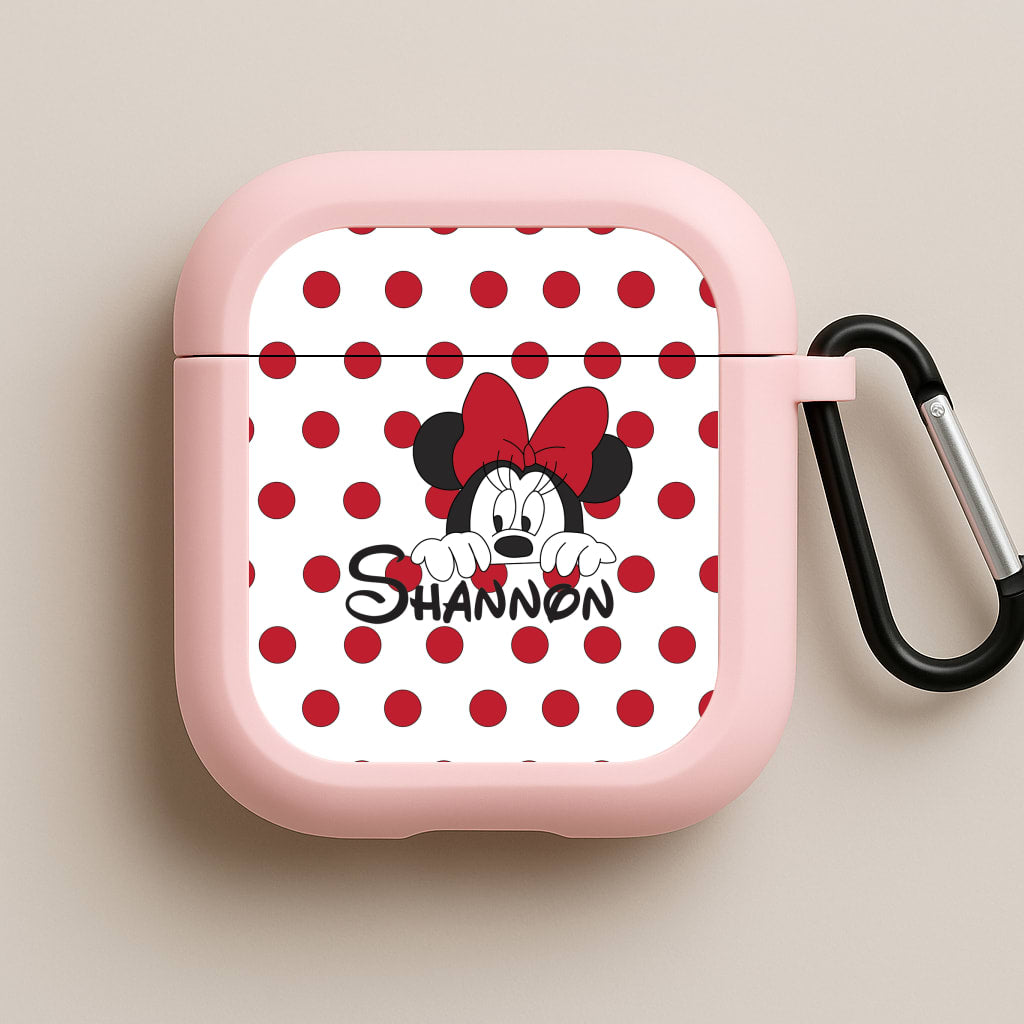 Minnie Mouse - Personalised Fairytale Pink AirPods Case