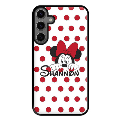 Minnie Mouse - Personalised Fairytale Phone Case for Galaxy S23FE