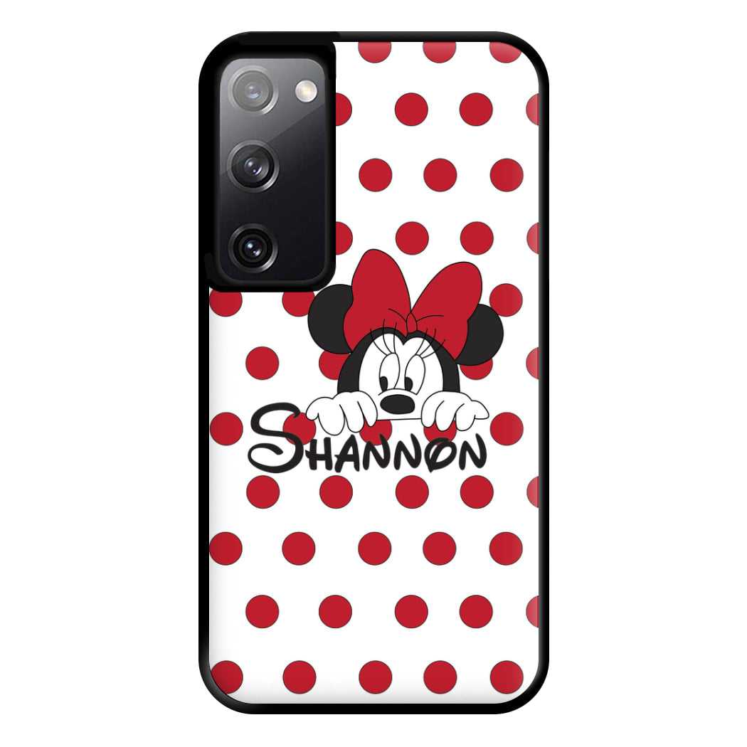 Minnie Mouse - Personalised Fairytale Phone Case for Galaxy S20