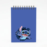 Torn Blue Alien Notebook 4