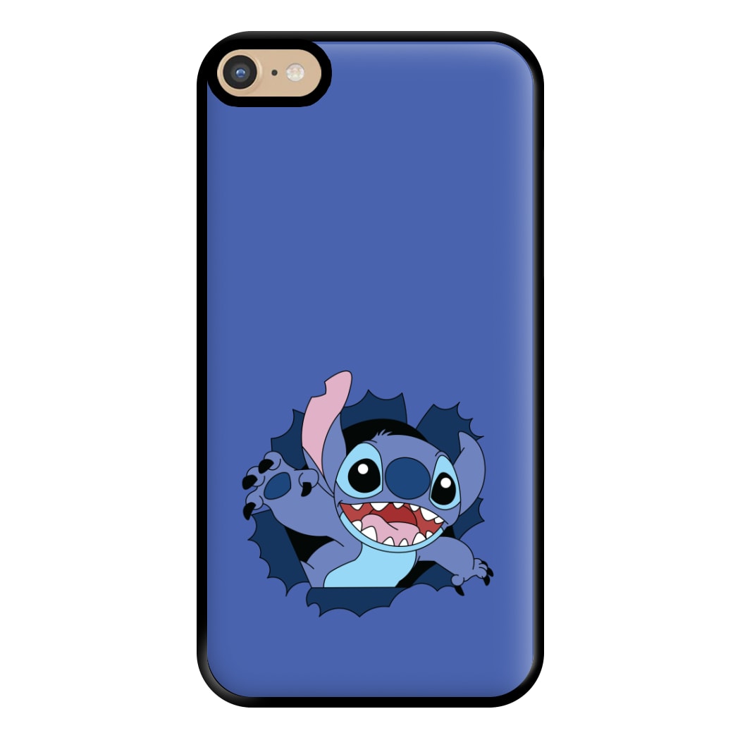 Torn Blue Alien Phone Case for iPhone 6 Plus / 7 Plus / 8 Plus