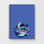 Torn Blue Alien Notebook 1