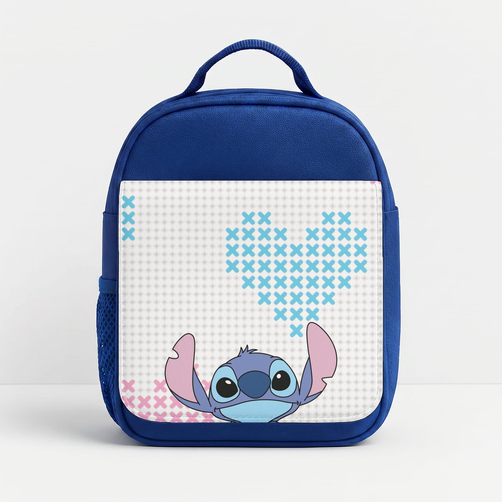 Blue Alien Hearts Lunchbox - Blue