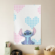Blue Alien Hearts Poster 1
