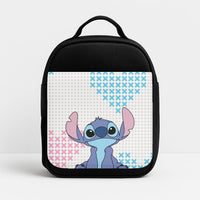 Blue Alien Hearts Lunchbox