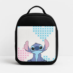 Blue Alien Hearts Lunchbox