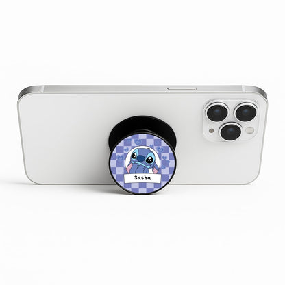 Personalised Cute Blue Alien FunGrip