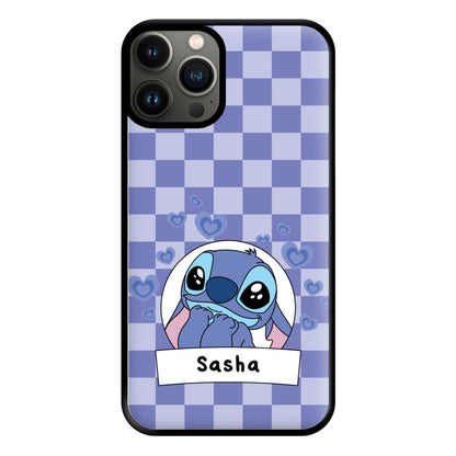 Personalised Cute Blue Alien Phone Case for iPhone 11 Pro Max