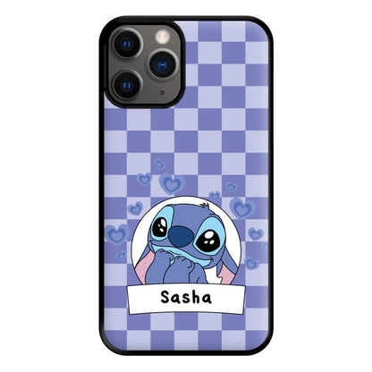 Personalised Cute Blue Alien Phone Case for iPhone 12 Pro Max