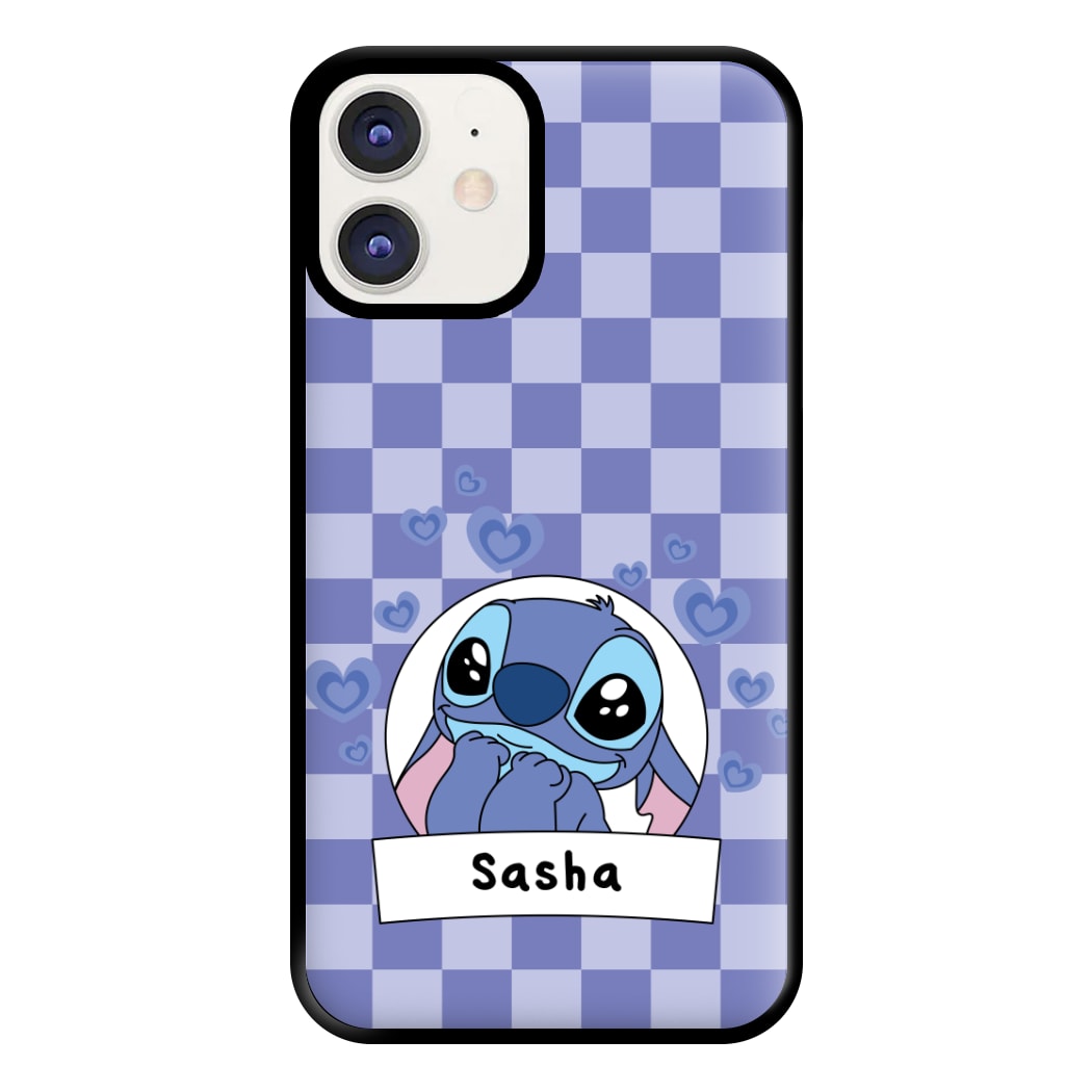 Personalised Cute Blue Alien Phone Case for iPhone 11