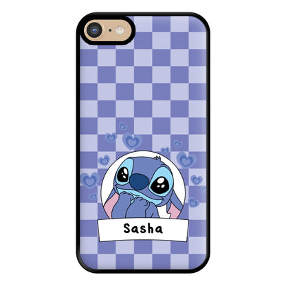 Personalised Cute Blue Alien Phone Case for iPhone 6 / 7 / 8 / SE