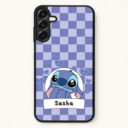 Personalised Cute Blue Alien Phone Case for Galaxy A57