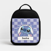 Personalised Cute Blue Alien Lunchbox 1