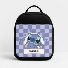 Personalised Cute Blue Alien Lunchbox