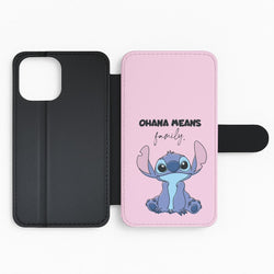 Ohana Means Family Pink Flip Phone Case
