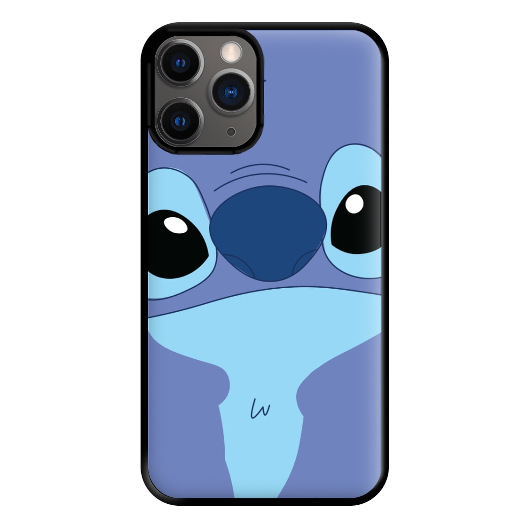 Blue Alien Face Phone Case for iPhone 12 Pro Max