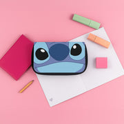 Blue Alien Face Pencil Case 3