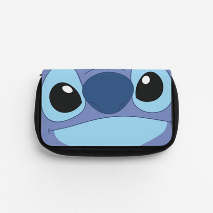 Blue Alien Face Pencil Case