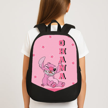 Pink Alien Ohana Backpack
