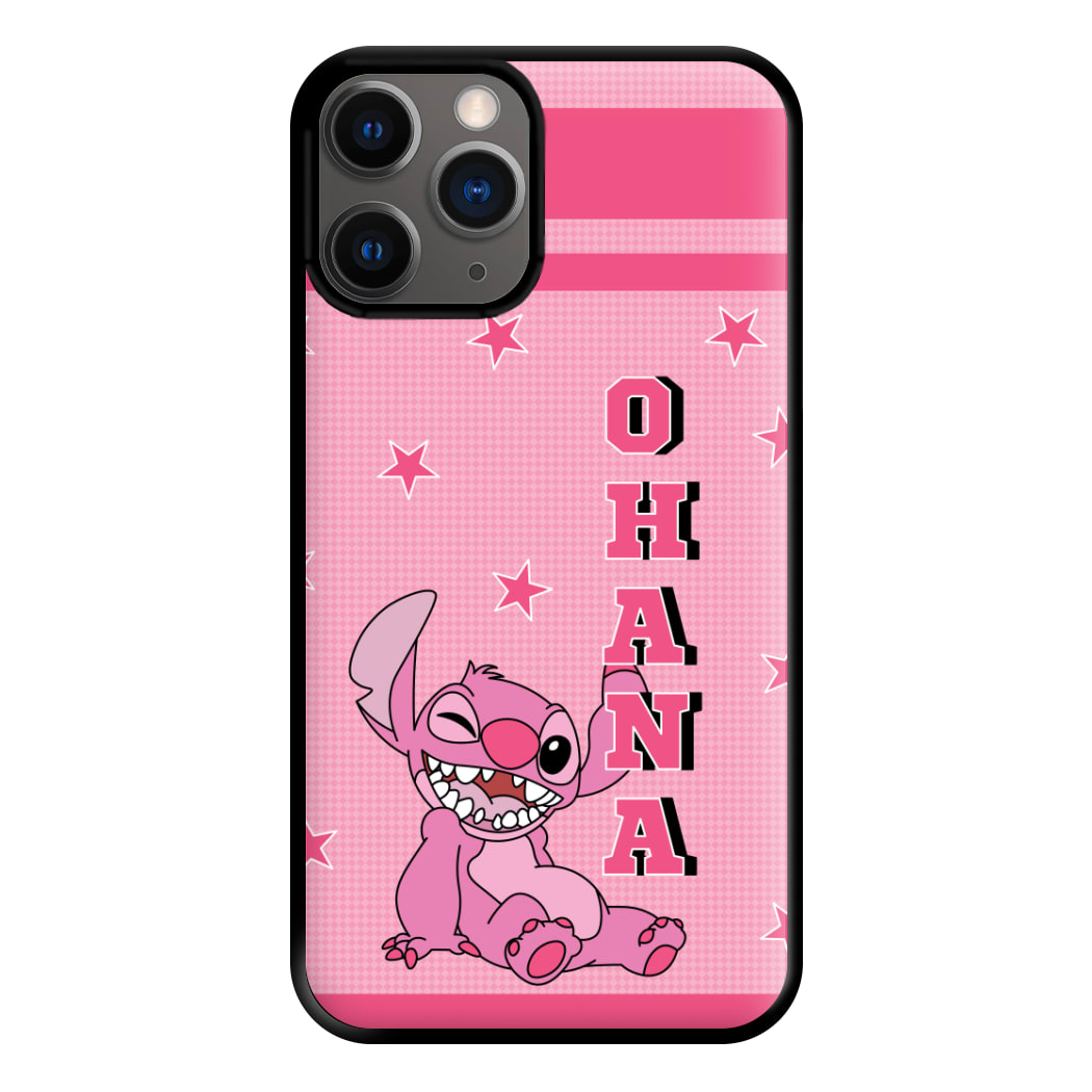 Pink Alien Ohana Phone Case for iPhone 12 Pro Max