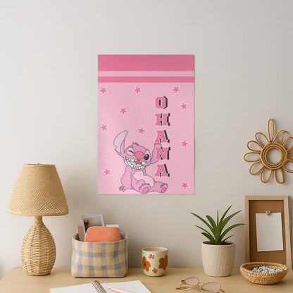 Pink Alien Ohana Art Print