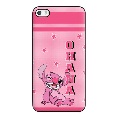 Pink Alien Ohana Phone Case for iPhone 5 / 5s / SE 2016