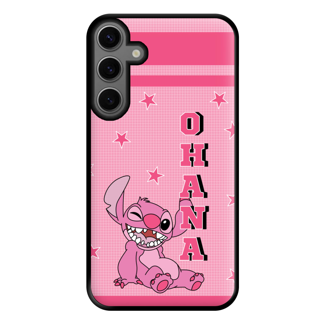 Pink Alien Ohana Phone Case for Galaxy S23FE