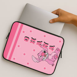 Pink Alien Ohana MacBook Case