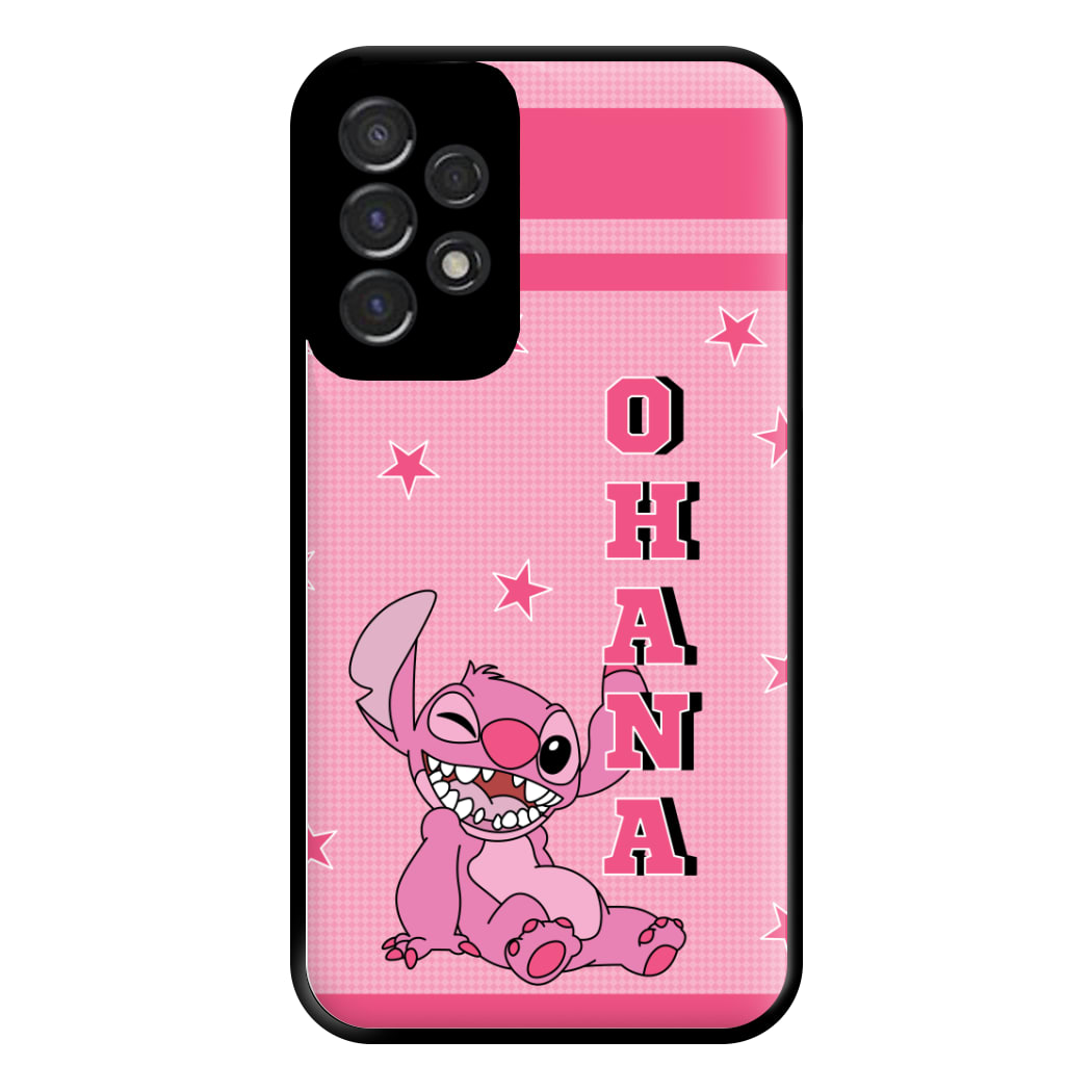 Pink Alien Ohana Phone Case for Galaxy A53