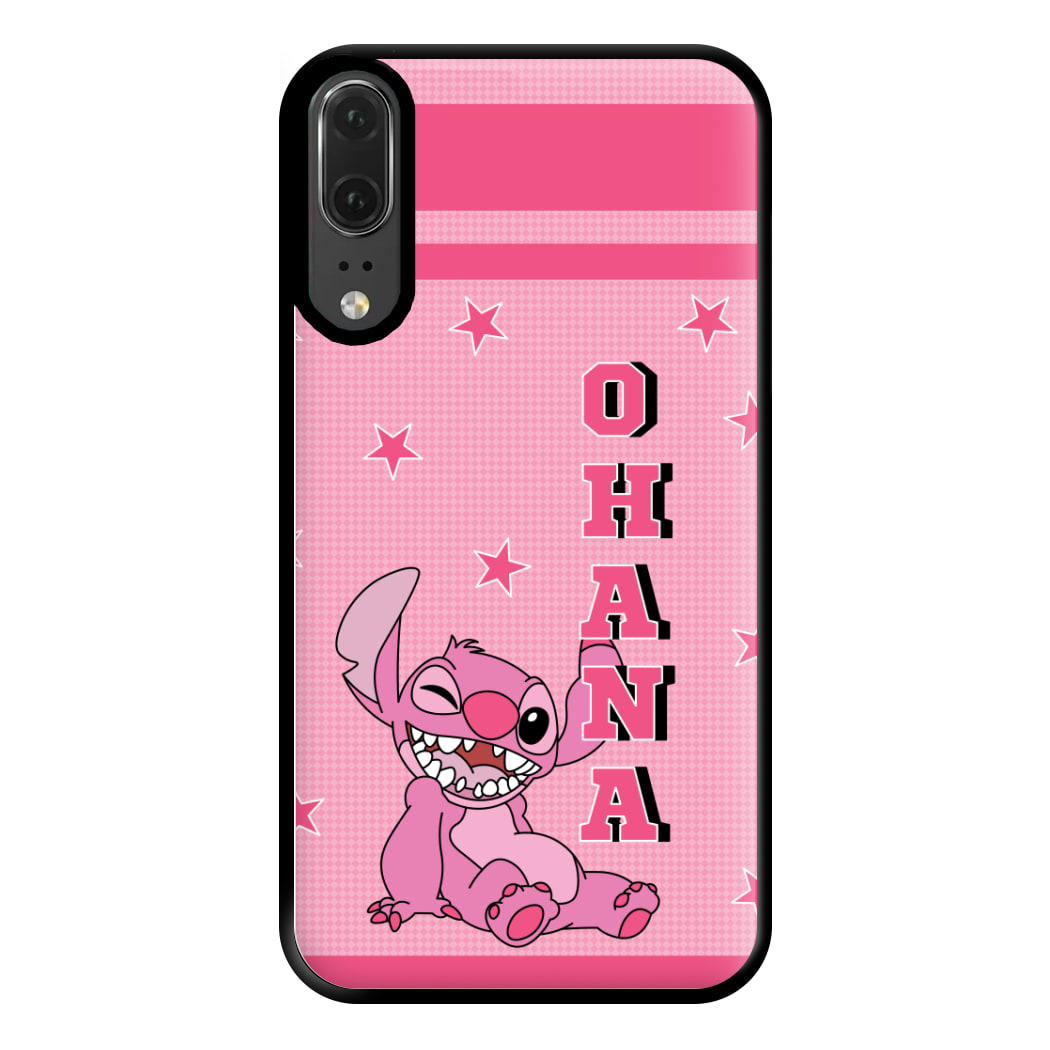 Pink Alien Ohana Phone Case for Huawei P20