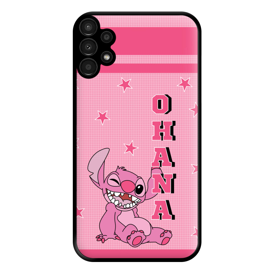 Pink Alien Ohana Phone Case for Galaxy A13