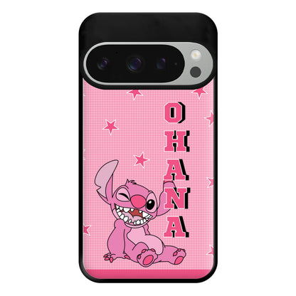 Pink Alien Ohana Phone Case for Google Pixel 9 Pro XL