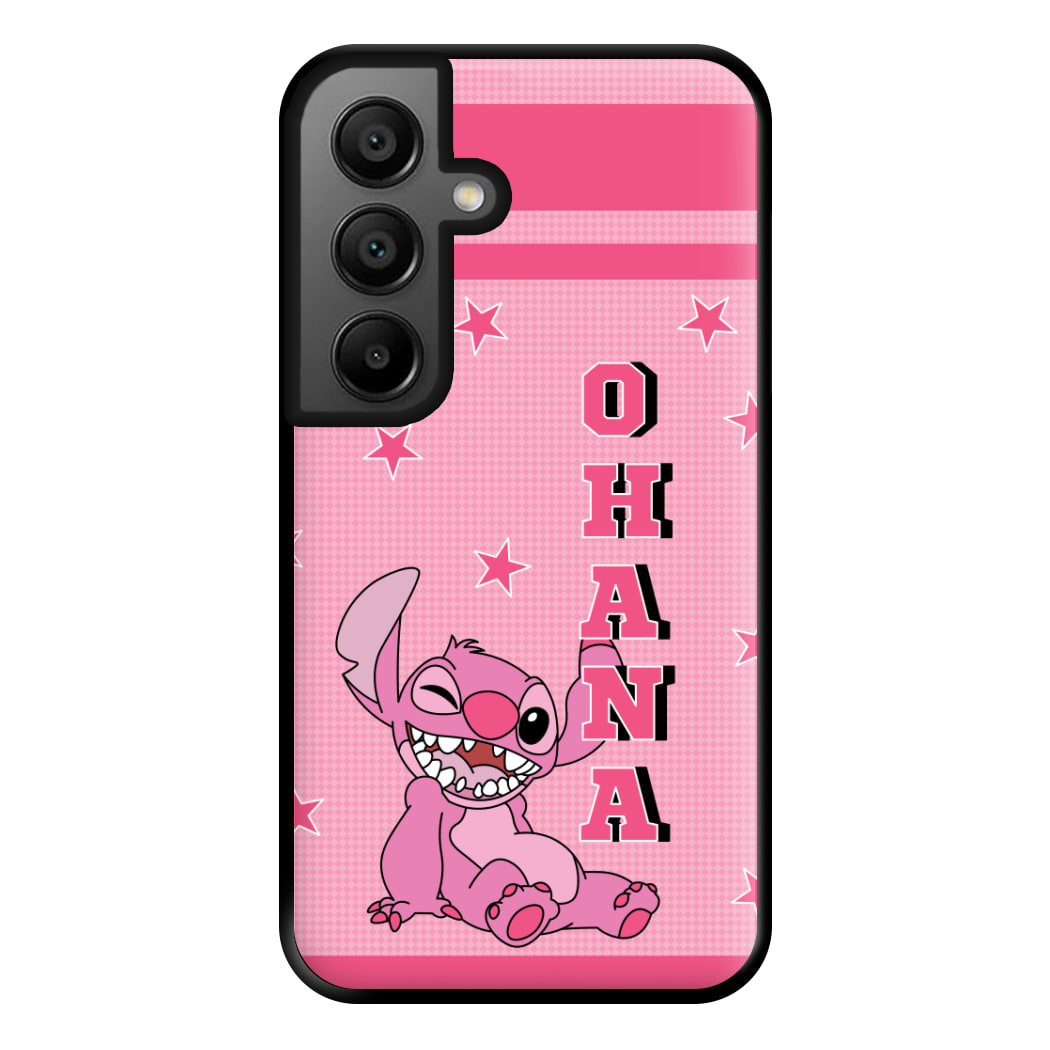 Pink Alien Ohana Phone Case for Google Pixel 8