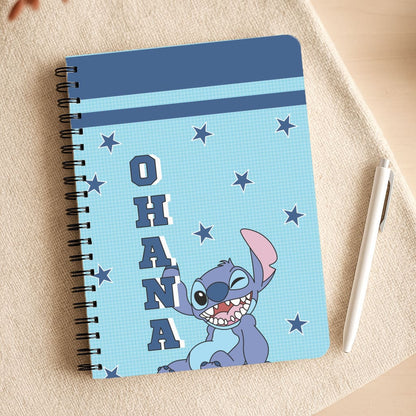 Blue Alien Ohana Notepad